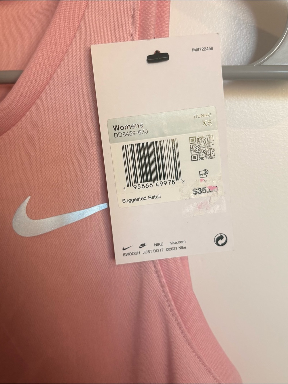 Nike Running Womens Pink Activewear Dri Fit  Tank Top Sports - Picture 8 of 10
